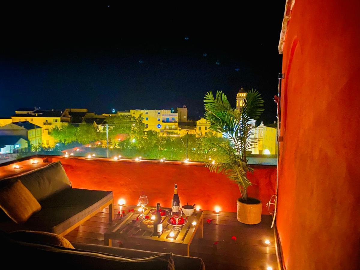 Pepites Bastiaises Piazza D'A Appartement Roof Top Vue Mer Бастия Экстерьер фото